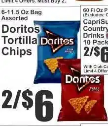 Key Food Doritos Tortilla Chips offer