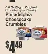 Key Food Philadelphia Cheesecake Crumbles offer