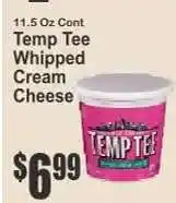 Key Food Temp Tee Whipped Cream Cheese offer
