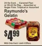Key Food Raymundo's Gelatin offer