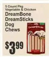 Key Food DreamBone DreamSticks Dog Chews offer
