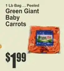 Key Food Green Giant Baby Carrots offer