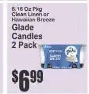Key Food Glade Candles 2 Pack offer