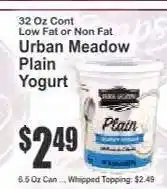 Key Food Urban Meadow Plain Yogurt offer