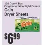 Key Food GAIN DRYER SHEETS offer