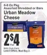 Key Food Urban Meadow Cheese offer