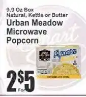 Key Food Urban Meadow Microwave Popcorn offer