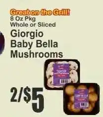 Key Food Giorgio Baby Bella Mushrooms offer