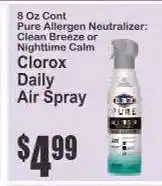 Key Food Clorox Daily Air Spray offer