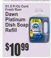 Key Food Dawn Platinum Dish Soap Refill offer
