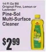 Key Food Pine-Sol Multi-Surface Cleaner offer