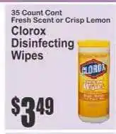 Key Food Clorox Disinfecting Wipes offer