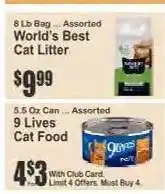 Key Food 9 Lives Cat Food offer