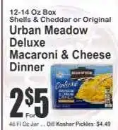 Key Food Urban Meadow Deluxe Macaroni & Cheese Dinner offer