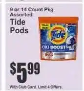 Key Food Tide Pods offer
