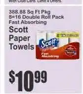 Key Food Scott Paper Towels offer