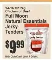 Key Food Full Moon Natural Essentials Jerky Tenders offer