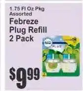Key Food Febreze Plug Refill 2 Pack offer