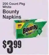 Key Food Bounty Napkins offer