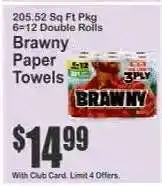 Key Food Brawny Paper Towels offer