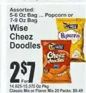 Key Food Wise Cheez Doodles offer