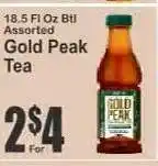 Key Food Gold Peak Tea offer