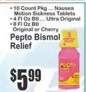 Key Food Pepto Bismol Relief offer