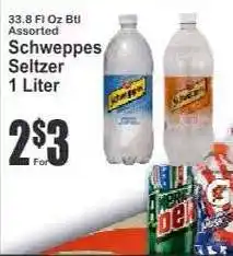 Key Food Schweppes Seltzer offer