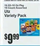 Key Food Utz Variety Pack offer