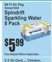 Key Food Spindrift Sparkling Water 8-Pack offer