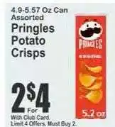 Key Food Pringles Potato Crisps offer