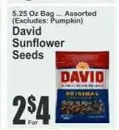 Key Food David Sunflower Seeds offer