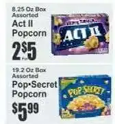 Key Food Pop Secret Popcorn offer