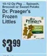 Key Food Dr. Praeger's Frozen Littles offer