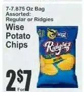 Key Food Wise Potato Chips offer