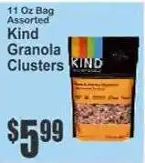 Key Food Kind Granola Clusters offer