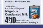 Key Food Magnolia Condensed Milk offer