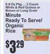 Key Food Minute Ready To Serve! Organic Rice offer