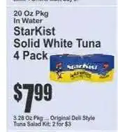 Key Food StarKist Solid White Tuna 4-Pack offer