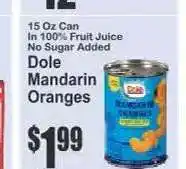 Key Food Dole Mandarin Oranges offer