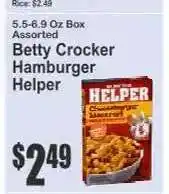 Key Food Betty Crocker Hamburger Helper offer
