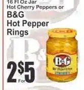 Key Food B&G Hot Pepper Rings offer