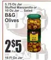 Key Food B&G Olives offer