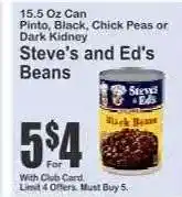 Key Food Steve's and Ed's Beans offer