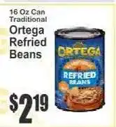 Key Food Ortega Refried Beans offer