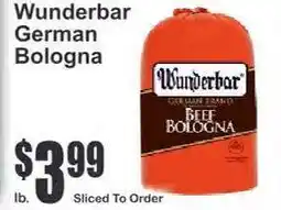 Key Food Wunderbar German Bologna offer