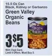 Key Food Green Valley Organic Beans offer