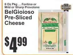 Key Food BelGioioso Pre-Sliced Cheese offer