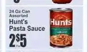 Key Food Hunt's Pasta Sauce offer