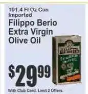 Key Food Filippo Berio Extra Virgin Olive Oil offer